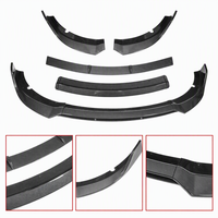 Kit de carrosserie 4 pièces ABS pour Dodge Charger SRT 2015-2023 : Lame de pare-chocs avant, séparateur de pare-chocs et protection de spoiler de menton