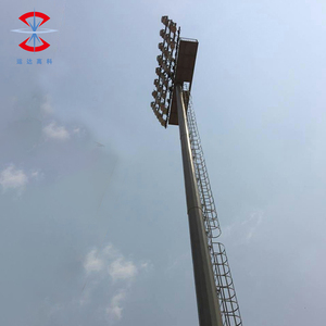 제조업체 15m 18m 20m 24m 25m 30m 35m 아연 도금 강철 야외 홍수 조명 축구 코트 경기장 하이 마스트 라이트 폴 - Product Image 1