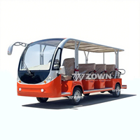 Bus Urbain Électrique Personnalisable 32 Places Transmission Automatique Bus Commercial de Transport de Passagers ZOWN