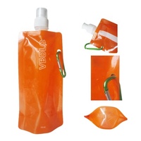 Personnalisé Réutilisable Pliable Stand-up Boisson Remplissage Bouteille D'eau Boisson Énergétique Bec Poche Sac Sacs En Plastique