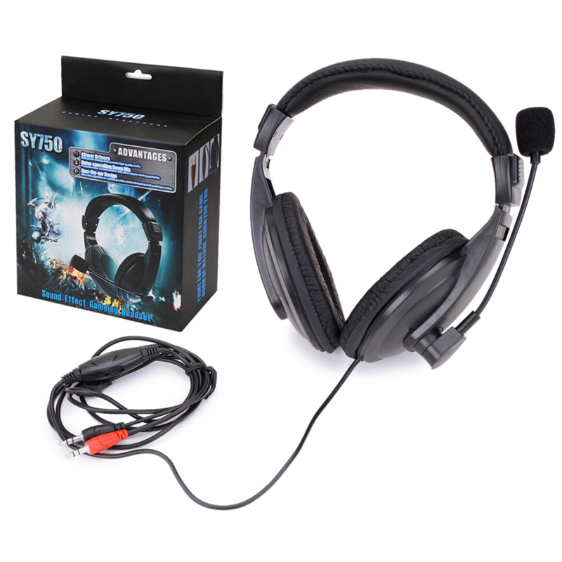 Goedkope Prijs Oortelefoon Computer Headset Draad Ruisonderdrukking Hoofdtelefoon 3.5Mm Jack Hoofdtelefoon Spel Met Microfoon