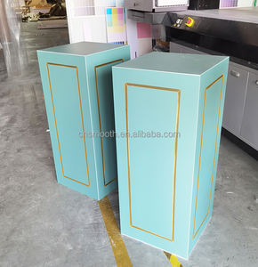 Socle à fleurs en acrylique de style minimaliste à prix avantageux, avec un prix imbattable pour la décoration de salle de mariage - Product Image 5