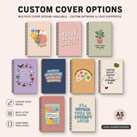 Diario Personalizado de Salud Mental, Sé Amable con Tu Mente, Cuaderno Guiado para el Autocuidado, Planificador Diario de Gratitud en Espiral, Regalo para Oficina o Escuela