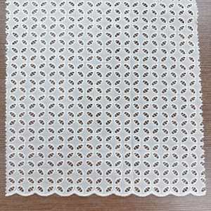 <span class=keywords><strong>Tela</strong></span> bordada de algodón de encaje blanco elegante <span class=keywords><strong>con</strong></span> <span class=keywords><strong>agujeros</strong></span> <span class=keywords><strong>tela</strong></span> bordada 100% <span class=keywords><strong>tela</strong></span> de algodón - Product Image 3
