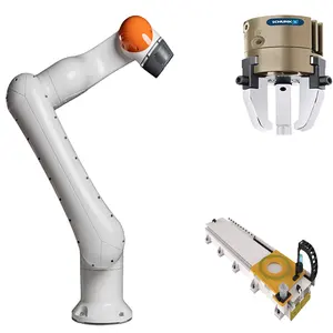 Braccio robotico per palificazione LBR iisy 11 R1300 di Robot cobot per palificazione KUKA con parti di pinza per SCHUNK per il trasporto di merci