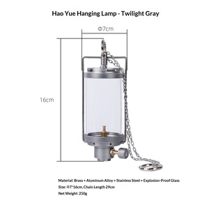 Nouvelle Lampe Suspendue à Gaz Hao Yue de Haute Qualité, Ambiance Festive, Portable, Coupe-Vent, pour Camping et Restaurant, avec Kit de Réservoir de Gaz - Product Image 2