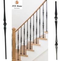 JYD Home Décoration moderne Balustre/broche d'escalier en fer forgé avec articulation/collier (Q-109 et Q-108)