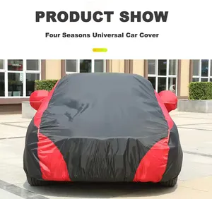 Sun Protection Car Cover Rainproof Dust Protection Polyester Foldable Car Cover