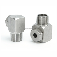 Boquilla de Pulverización de Cono Hueco Tangencial de Acero Inoxidable Huajue de 3/4 Pulgadas, Tipo Estándar, Ángulo de Pulverización de 51-114 Grados, Alta Presión