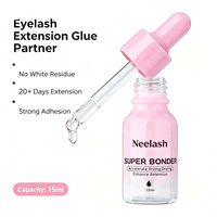 Adhésif pour extensions de cils Super Bonder, Booster de colle pour cils, Prétraitement pour adhésif de cils, Outil de maquillage
