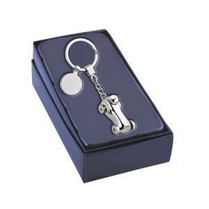 Porte-clés de voiture compact en alliage métallique, motif dessin animé tendance, porte-monnaie en forme de cœur avec impression émaillée pour clés - Product Image 2