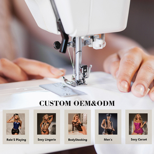 Lencería de chica conejito rosa, mono de encaje, mono erótico de cola esponjosa con Orejas de conejo, bandas para el pelo, uniforme de fiesta Cos - Product Image 4