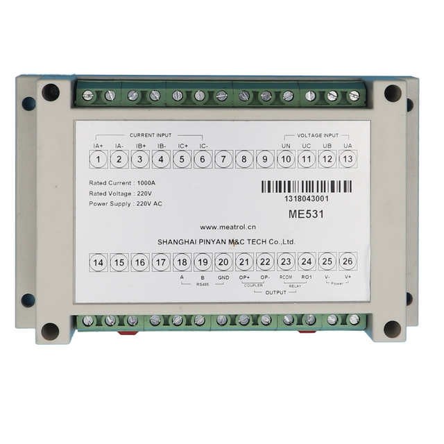 ME531 Three phase DIN RAIL Energy meter RS485 MODBUS RTU  24V DC Rogowski coil Power Meter