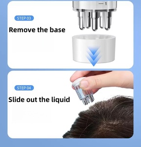 Sérum para Crescimento Capilar com Dispenser de Óleo e Ferramenta de Massagem para Cabelos Cacheados e Secos, Fórmula 2 em 1 com Óleos Essenciais Medicinais - Product Image 5