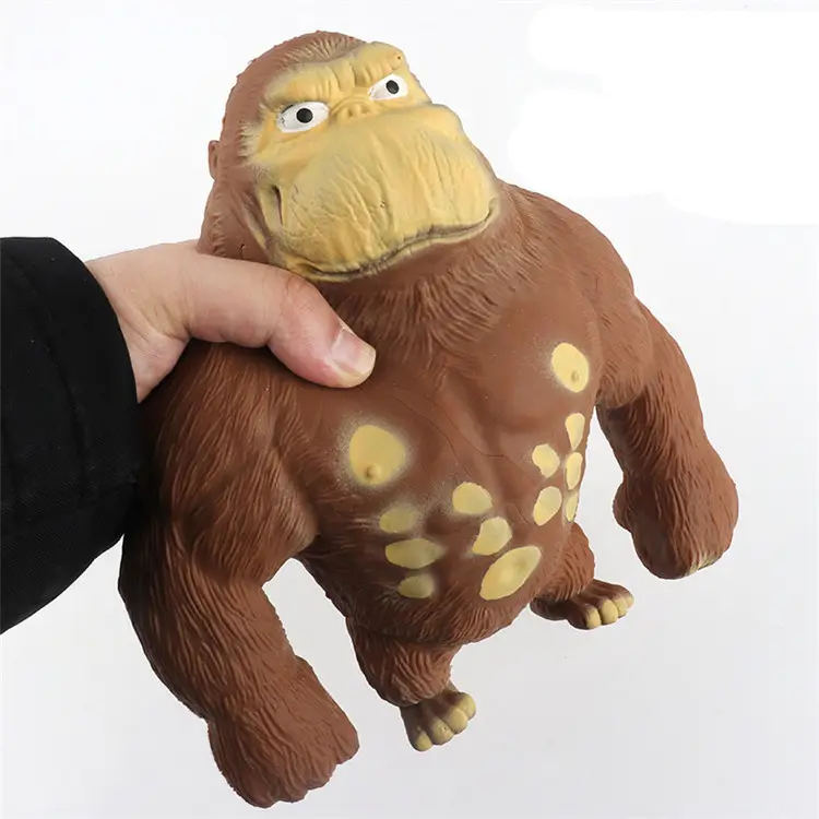 2023 New Creative Stress Relief Toys Elastic Funny Squishy Monkey for Kids or Adults Stress Monkey Squishy