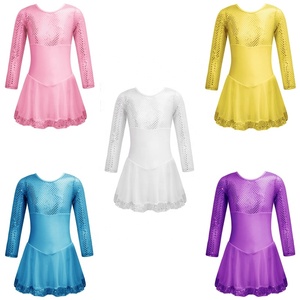 ชุดเดรสเด็กผู้หญิงอายุ 4-16 ปี สไตล์ทันสมัย สำหรับเล่นสเก็ต เต้นรำ แสดงบนเวที แฟชั่น งานปาร์ตี้ ชุดแข่งขันเต้นรำ - Product Image 1