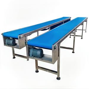 Le convoyeur à bande de PVC de vert plat/aluminium profile le système de convoyeur pour la chaîne de production industrielle d'assemblage - Product Image 4