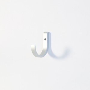 Khăn Treo Tường Bằng Đồng Màu Bạc Màu Đen Nhỏ Một Lỗ Không Xoay J Móc Áo Khoác - Product Image 3