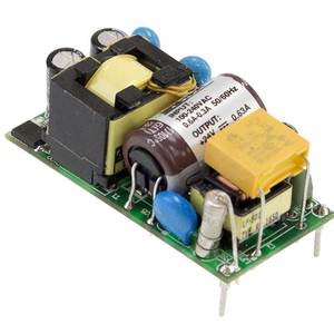 Fuente de Alimentación Conmutada Mean Well MFM-15-24, 15W, 24V, 0.63A, AC-DC, Salida Única, para Equipos Industriales - Product Image 1