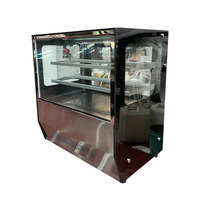 Vitrine réfrigérée de comptoir de boulangerie de réfrigérateur d'affichage de gâteau de refroidissement par air de 0.9m pour la vitrine réfrigérée de pain et de gâteau