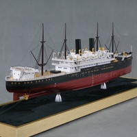 Modèle réduit fait main en plastique artisanat cadeau de croisière de luxe logistique présent sur mesure 80cm modèle de bateau de croisière de luxe
