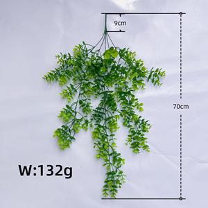 Lá giả dạng tròn bằng mây giả, dây leo bạch đàn, lá bạch đàn, hoa giả, cây giả, vật liệu trang trí sự kiện - Product Image 6