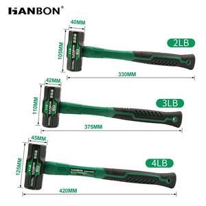 2LB 3LB4LBスレッジハンマードロップ鍛造スレッジハンマーグラスファイバーハンドル - Product Image 3
