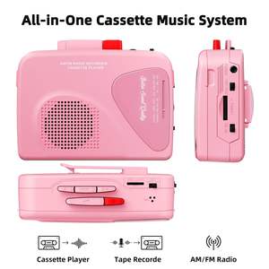 Lecteur de <span class=keywords><strong>cassette</strong></span> rétro, magnétophone, radio AM/FM, retournement automatique, portable, MP3 numérique, haut-parleurs intégrés, manuel, piles 2AA - Product Image 2