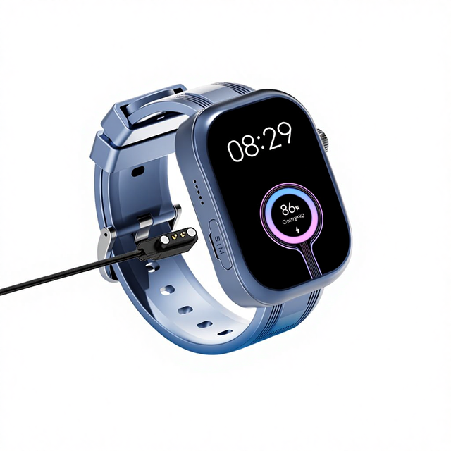 Android Smart Watch for Children OLED Display IP67 Magnetic Charging Long-lasting Battery Life Touch Screen Answer Call Function