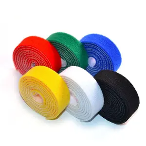 Hot Sale 100% Nylon Hook And Loop Tape Back To Back cable wrap