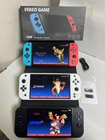 G90 Console de jeu portable 19000 jeux Linux Console de jeu vidéo à écran 7 pouces