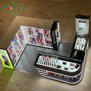 Luce a LED moderna vetrina del telefono cellulare accessori vetrina per accessori mobili chiosco - Product Image 3