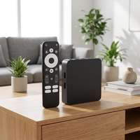 Boîtier TV Android Dcolor Amlogic S905Y4 Quad Core 2 Go + 32 Go 4K HDR avec commande vocale, décodeur pour streaming domestique – Vente chaude usine
