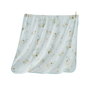 ผ้าห่อตัวเด็กทารกคริสตัลเดือนตุลาคม 80x80 ซม. ผ้าฝ้ายแท้ น้ำหนักเบา ระบายอากาศได้ดี ป้องกันการแพ้ สำหรับเด็กแรกเกิดในฤดูร้อน - Product Image 5