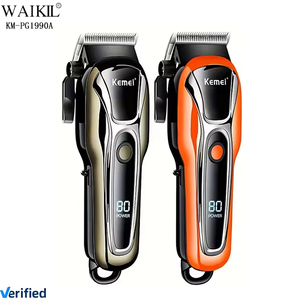Kemei KM-PG1990A cắt tóc chuyên nghiệp tóc Clipper LCD điện hiển thị tông đơ mạnh mẽ không dây tóc Clipper tông đơ - Product Image 1