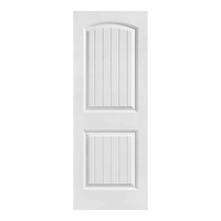 Porte en PVC 3 mm, étanche, pré-finitionnée, intérieure, 6 panneaux, style Shaker, grain de bois, vente en gros usine