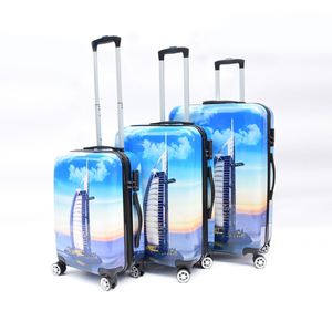 กระเป๋าเดินทางแบบแข็งพิมพ์ลาย PC ชุด 3 ชิ้น ดีไซน์สีสันสดใส วัสดุ ABS PC - Product Image 4