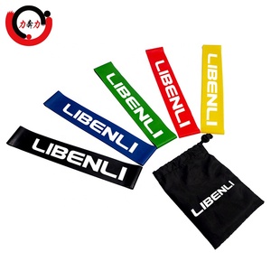 Chất Lượng Cao Phòng Tập Thể Dục Tập Thể Dục Ban Nhạc In Logo Kéo Dài Nhà Tập Thể Dục Chống-Trượt Latex Vòng Đàn Hồi - Product Image 3