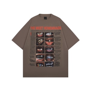 เสื้อยืดผู้ชายแขนสั้นแฟชั่นคุณภาพสูงขายส่งสไตล์สตรีทเท่ๆ ย้อนยุค แบรนด์ดัง พิมพ์ลายวินเทจ ผ้าฝ้าย 100% ระบายอากาศได้ดี - Product Image 3