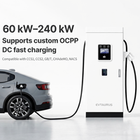 Station de recharge rapide universelle pour véhicules électriques, montage au sol, 120KW, 180KW, 240KW, CCS, GBT, CHADEMO, OCPP, IP54, Dlb, 380V