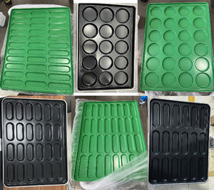 Molde para hornear hamburguesas de acero aluminizado personalizado de fábrica, molde para hornear <span class=keywords><strong>pan</strong></span>, bandeja para hornear hamburguesas - Product Image 2