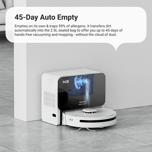 Automatic Mini Cordless Robotic <b>Vacuum</b> Cleaner App-Controlled Dirt Disposal <b>Wet</b>/<b>Dry</b> Mopping for Carpet Floors Robot <b>Vacuum</b> Clean - Product Image 5