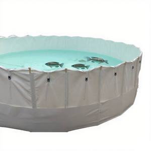 Étang à poissons <span class=keywords><strong>en</strong></span> cercle pliable <span class=keywords><strong>en</strong></span> PVC durable Aquaculture Crevette <span class=keywords><strong>Truite</strong></span> Élevage Réservoir - Product Image 2