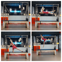 Lit de Pilates Cadillac MJD M201A en bois de caoutchouc/érable pour usage domestique et commercial, entraînement de yoga, fitness, musculation