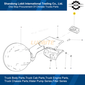 Sinotrik sitrak sitrak c7h g7 משאית חלקי חילוף הקדמי מחבר מראה למטה מוט מוט מחבר 810w63731-0376 - Product Image 5