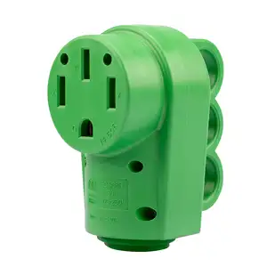 NEMA 14-50R 50amp RV Replacement Female Plug with grip handle, receptacle for 50a rv cord,ETL