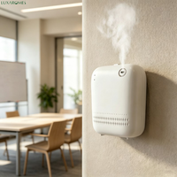 Diffuseur d'arômes alimenté par batterie AE109, 150 ml, diffuseur de parfum à air froid mural pour hôtels, salles de bain, usines