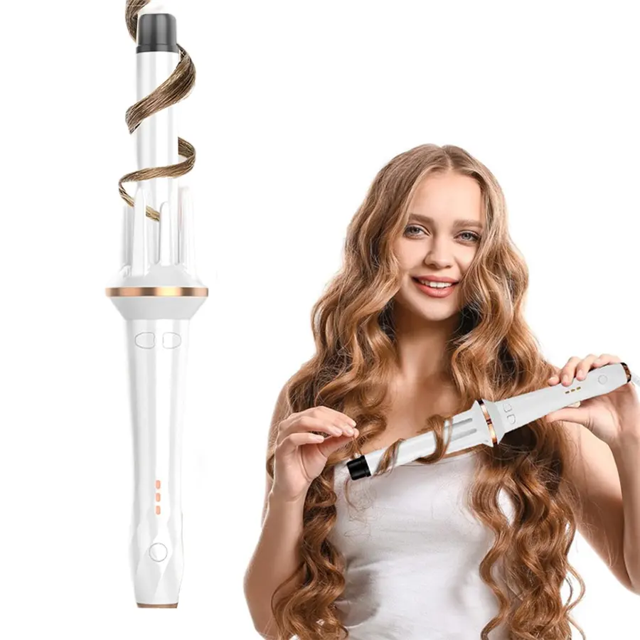 2024 New Arrival Electric Automatic Hair Curler Iron Wave Formers Curler Hair Rollers 360 Ceramic Wavy Hair Curler