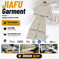 Usine de confection pour la production en série, fabrication OEM, marque privée, ensemble survêtement homme (pantalon de jogging et sweat à capuche) sur mesure, fabricant de vêtements coupés et cousus