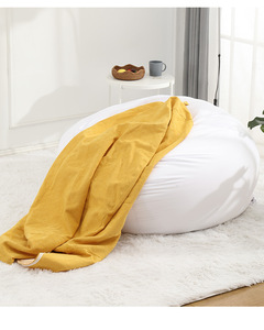 Fauteuil pouf moderne de grande taille avec housse imperméable pour salon et mobilier de maison - Product Image 4